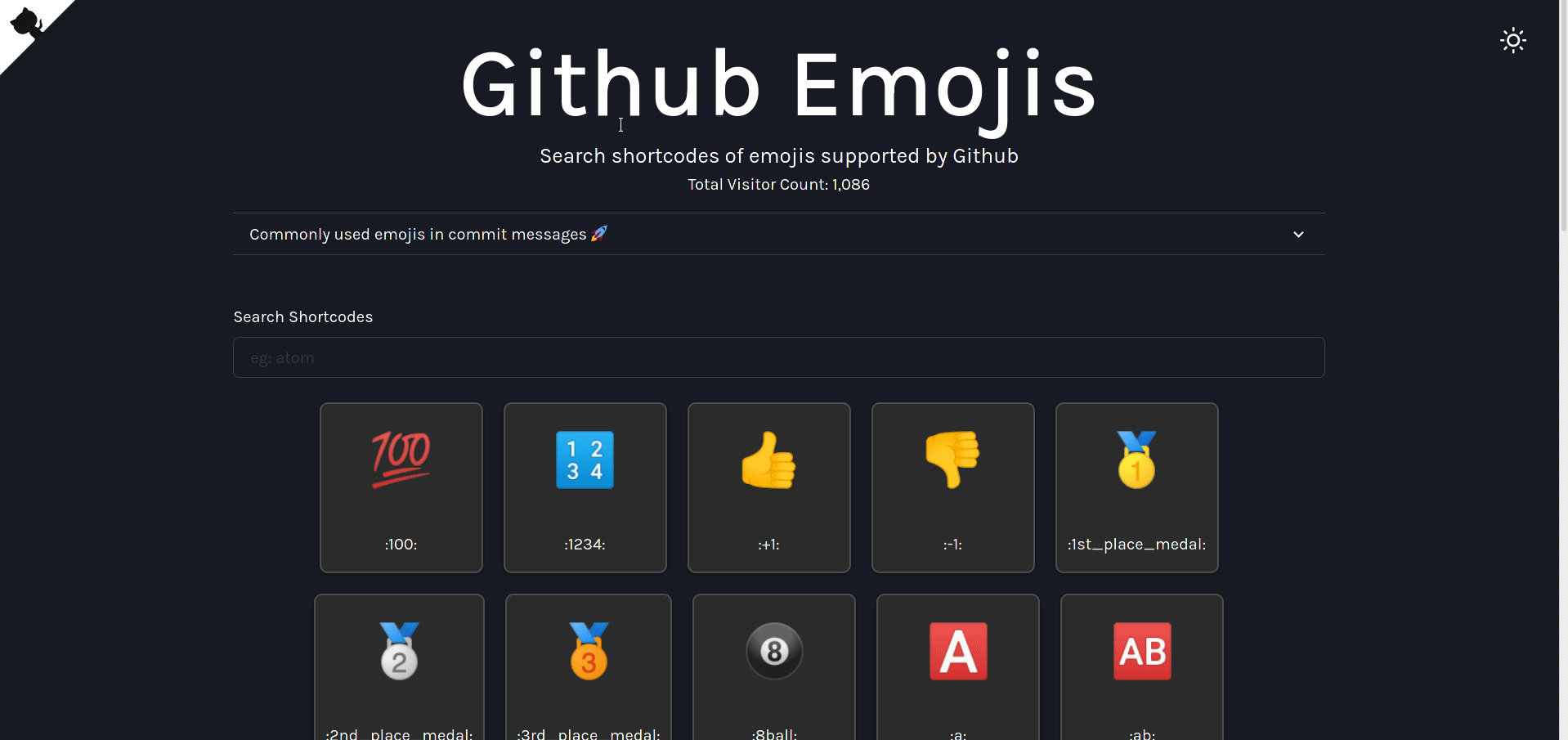 Github Emojis Preview 1